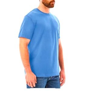 Members Mark Essentially Tshirt, Pima cotton, short sleeve, fantasy blue, NWT